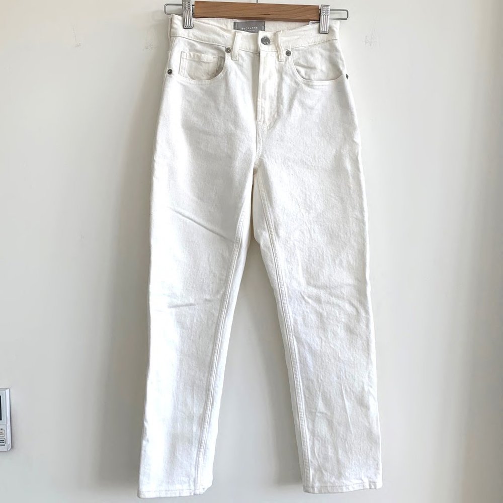 Everlane The Cheeky Jean Cropped Bone 23